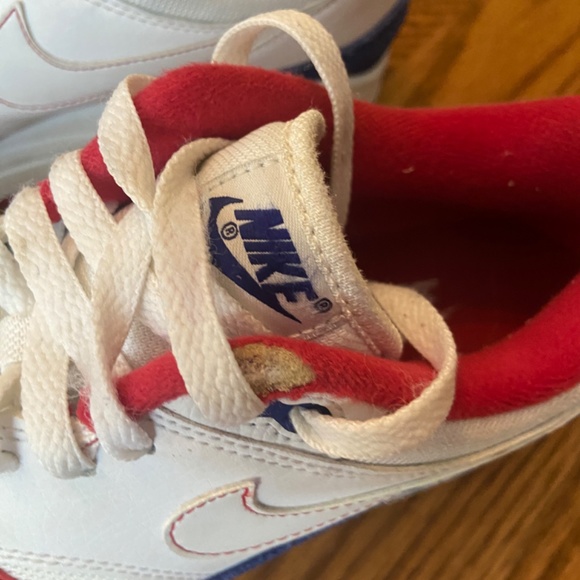 Nike Air Max 1 White Red Blue - Picture 5 of 7